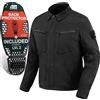 SHIMA Giro Jacket Giacca Moto Uomo AirForce Paraschiena Giubbotto Protezioni Estiva Giacche Ventilato Leggero Motociclista Abbigliamento Protezione Stretch Urbano (Uomini, Nero, L)
