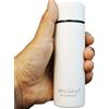 HISCAZAS Mini Bottiglia Isotermica piccola 150 ml, Borraccia Dopper Acciaio inox 316 (bianco)