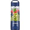 nutribullet portable blender, frullatore portatile, 475ml BPA free, mini frullatore, frullatore multifunzione, caricatore USB-C, oltre 15 cicli frullatura, blu navy, NBP003NBL