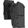 OMITAC Fondina 360° Rotazione Sig P320, Fondina OWB per Sig Sauer P320 M17 M18 Taurus G3 Tattico, Fondina Esterna alla Cintura con Blocco Anti-Rotazione Livello 2, Rilascio Indice, per Mancino..