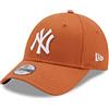 New Era cap Fankappe Basecap York Yankees Modell 9Forty Strapback für Kinder Braun mit NY-Logo - Child