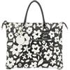 Gabs BORSA G3 PLUS TG.M RECYCLE PATCHWORK PELLE+BULLSHINY SILVER NERO MARGHERITA