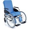 Moretti Sedia comoda acciaio verniciato con schienale reclinabile Autospinta anteriore Komoda 43cm Art. RC345-43