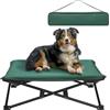 Navaris Lettino per Cani Rialzato - Brandina Pieghevole per Cane - Cuccia da Viaggio e Campeggio con Borsa - Branda per Cani Portatile Impermeabile - Lavabile in Lavatrice