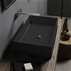 Scarabeo Teorema 2.0 lavabo da appoggio, 510149BK, Teorema 2.0 nero opaco [Lavabi > Lavabi da Appoggio]