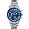 Fossil Sport Tourer orologio da uomo, movimento cronografo, bracciale in acciaio o cinturino in pelle, Blu