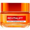 L'Oréal Paris Crema Viso Illuminante, Adatta a Pelli Sensibili, Azione Levigante e Uniformante, Pelle Morbida e Elastica, Con Vitamina C + Acido Salicilico, Revitalift, 50 ml