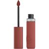 L'Oréal Paris Rossetto Liquido, Colore Intenso, Formula Matte a Lunga Durata, Con Acido Ialuronico, Resistente alle Sbavature, No transfer, Tonalità: 150 Lazy Sunday