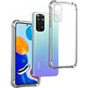 Custodia Per Xiaomi Redmi Note 11 4G – Cover In TPU Morbido, Antiscivolo, Antiurto, Bordi Rialzati, Blu - 3