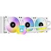 Corsair iCUE H150i ELITE CAPELLIX Sistema di Raffreddamento a Liquido per CPU, Testata della Pompa RGB ad Elevate Prestazioni, 33 LED RGB CAPELLIX Luminosi, 3 Ventole PWM ML RGB da 120 mm, Bianco