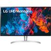 LG 32UL950 Monitor 31.5 UltraHD 4K LED Nano IPS HDR 600, 3840 x 2160, Radeon FreeSync, Multitasking, Audio Stereo 10W, Design Ultra Slim, HDMI, Display Port, USB, Thunderbolt 3