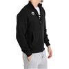 Umbro - Felpa da Uomo in Cotone Leggero con Cerniera Full Zip, Senza Cappuccio, Felpa della Tuta Uomo in Cotone, Sportiva, Casa, Palestra, Jogging, Tempo Libero (S, Nero)