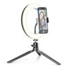 Cellularline - Selfieringk Treppiede Con Anello Led Per Selfie-nero