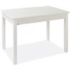 WEBMARKETPOINT Tavolo Pranzo allungabile Bianco Frassinato Legno nobilitato cm 60x90-120
