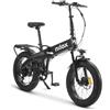 NILOX - Fat bike X10 ULTRA, autonomia 90 km, Telaio in alluminio, velocita 25 Km-h, 5 velocita, Water resistant - Black
