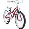 BIKESTAR Bicicletta Bambini 6-7 Anni | Bici Bambino Bambina 20 Pollici Freno a Pattino e Freno a retropedale | 20" Cruiser Edition Viola