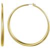 GOLDCHIC JEWELRY Orecchini a Cerchio Oversize 40/60/80MM Orecchini Futuristici Minimalismo Urbano Orecchini Argento Estetica Tricolore Orecchini Leggero