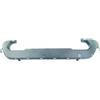 Paraurto anteriore nero inferiore per BMW X1 E84 dal 2009 al 2012