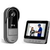 UAPPO Videocitofono Senza Fili da Esterno da Esterno Impermeabile IP65 Citofono senza fili da esterno con Fotocamera 1080P Telecamera HD 170°