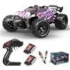 Womaqu Macchina Telecomandata Professionale 1:18 per Ragazze 8-14 Anni, RC Car 4WD Off-Road 40 km/h con 2 Batterie da 1200mAh, Macchina Radiocomandata Compatta per Uso Esterno e Divertimento All'Aperto