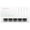 Cudy GS105U Switch Gigabit Ethernet 5 Porte Con Jack Di Alimentazione USB-C Splitter Ethernet Desktop Custodia In Plastica Interruttore Non Schermato Plug & Play