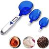 Raguso Portatile accurato elettronico digitale tazza cucchiaio scala peso 500/0 1g bilance da cucina strumento di misura blu misura latte tè farina farina spezie medicina misura per la cucina domestica