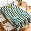 FANSU Tovaglie PVC Rettangolare, Tovaglia Plastificata Cerata Impermeabile Antimacchia Copritavolo Facile da Pulire Lavabile per Decorazioni Soggiorno Cucina Giardino Feste (120x170cm,Verde Scuro)