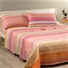 Caleffi Rainbow Light Lenzuola Copriletto, Cotone, Arancio, Matrimoniale, 1006822, Caleffi