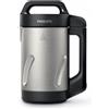 Philips Robot da Cucina SoupMaker Capacità 1.2 Litri Potenza 1000 Watt colore Nero e Argento - HR2203/80 Viva Collection