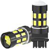 AGLINT 3157 T25 Lampadine LED 3156 P27/7W 3057 4157 24SMD, Luce Bianca, 12V 24V, per Auto Retromarcia, Freno, Marcia Diurna, Girare Segnale, Fanale Posteriore, 2 Pezzi