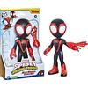 SPIDEY AND HIS AMAZING FRIENDS Hasbro Marvel Spidey e I Suoi Fantastici Amici - Supersized Miles Morales Action Figure Supereroe, Personaggio da 22,5 cm, Giochi per Bambini in età prescolare da 3 Anni