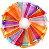 YFZYT Sacchetti Organza 17x23 cm Grandi, 100pz Sacchetti Regalo Colori Assortiti per Bomboniere, Festa della Mamma, Comunione, Battesimo, Cresima, Matrimoni