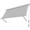 DEODATO Tenda da sole senza cassone grigio chiaro 250x250 cm