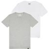 Wrangler 2 Pack Tee, Camicia Uomini, Mid Grey Melee, Large