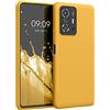 kwmobile Custodia Compatibile con Xiaomi 11T / 11T Pro Cover - Back Case per Smartphone in Silicone TPU - Protezione Gommata - miele