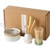 MEIRRAI Matcha Kit, 6 Pezzi Matcha Set con Frusta Matcha in Bambù a 100 Bastoncini
