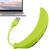 Generic Hub USB 2.0 Hub splitter | Adattatore multiporte USB a forma di banana con tipo C, 4 porte Expander Hub, trasferimento dati portatile per PC, laptop, flash drive, fotocamera