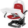 Peg Perego Rialto Alzasedia Pappa, Sedia Bimbi Portatile e Regolabile, Chiusura Compatta, Vassoio Rimovibile, Seggiolone da Viaggio per Bambini da 6 Mesi a 3 Anni (0-15 kg), Fragola