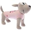 Ferribiella Spa Ferribiella Maglietta per Cani T-Shirt Rock N Roll, 20-cm