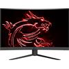 Msi Monitor Led 31.5'' Msi G32CQ4 E2 Curvo WQHD 2560x1440p/1ms/classe G/Nero [UPMSI32L0000007]