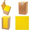 Alvotex Chic Airlaid 100 tovaglioli da cocktail, pieghe a 1/4, tovaglioli usa e getta, colore giallo, 20 x 20 cm