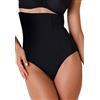 LOVABLE Guaina Contenitiva e Modellante, Mutanda a Vita Alta con Controllo Pancia e Fianchi, Shapewear, Art. 0263 The Celebrity Secret Donna, Nero, S
