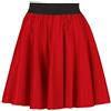 Meek Mercery Gonne in raso Swing Gonna abbigliamento casual Ratro Skater Gonna Danza del ventre Gonne S28, Rosso, Taglia unica