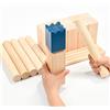 Kubb Backyard Game Set Wooden Toss Game Set per Outdoor per Garden Yard Kids