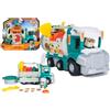 Rubble & Crew Rubble and Crew, Growlin' Grub Food Truck Playset, Action Figure, Accessori da cucina e Kinetic Build-It Play Sand, Giocattoli per bambini per ragazzi e ragazze 3+