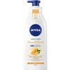 NIVEA Crema Corpo Arancio e Avocado Pump da 500 ml, Crema Corpo Energizzante per Pelli Normali e Secche, Crema Corpo Idratante con Olio di Avocado e Profumo d'Arancio
