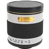 Qukaim Teleobiettivo F6.3 Ultra da 500 mm con messa a fuoco manuale, adatto per fotocamere reflex Canon EF Mount, teleobiettivo Prime, design compatto, leggero
