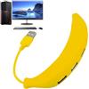 Generic Hub USB 2.0 Hub splitter | Adattatore multiporte USB a forma di banana con tipo C, 4 porte Expander Hub, trasferimento dati portatile per PC, laptop, flash drive, fotocamera