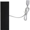 Generico Caricatore Del Pannello Solare - Pannello Solare USB | Power Bank 3W Di Ricarica Rapida | Pacco Batteria Portatile Con Porte USB | Backup Della Batteria Per Campeggio, Escursioni E