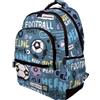 Grafoplás - Zaino scuola ergonomico, 33 x 46 x 22,5 cm, schienale e manici imbottiti, 3 scomparti, zona speciale portatile, adattabile al carrello, modello Rubber, design Hero, collezione Bits&Bobs